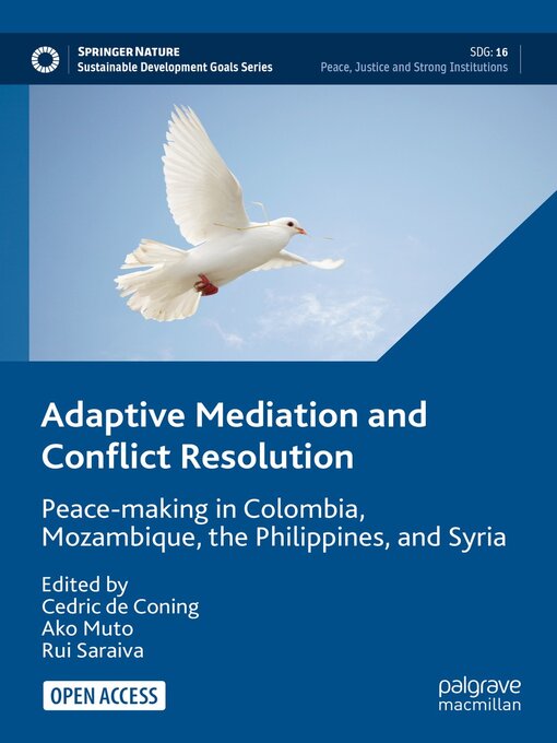 Title details for Adaptive Mediation and Conflict Resolution by Cedric de Coning - Available